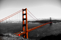 Golden Gate Bridge - color pop