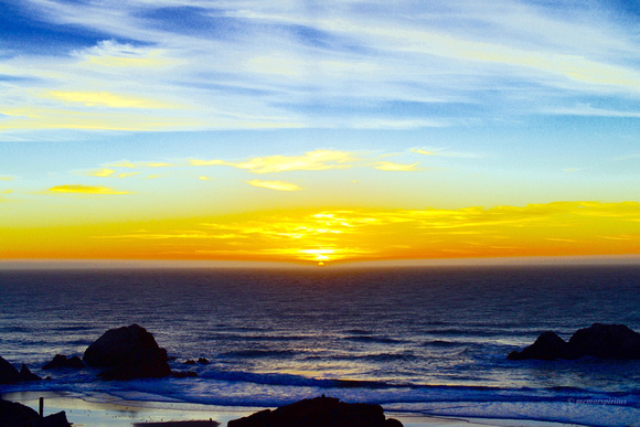 Sunset at Lands End San Francisco