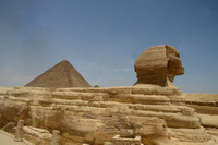 Pyramid of Menkaure & Great Sphinx - Giza