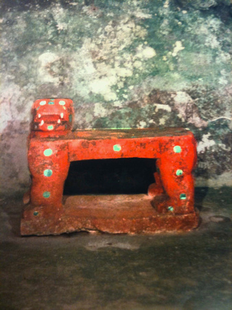 Jade-eyed jaguar throne of Kukulkan