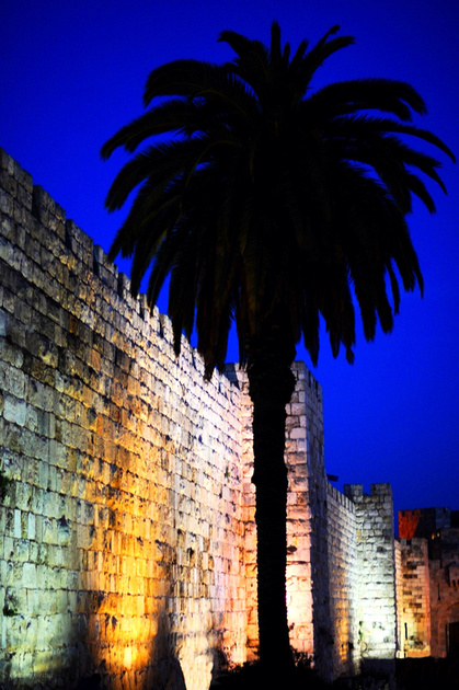 Nighttime Old City Jerusalem